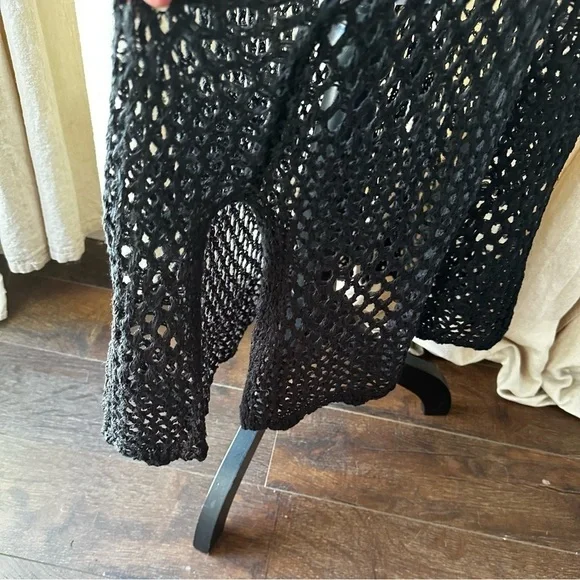 Mudpie Crocheted Maxi Dress NWT - Picture 6 of 12